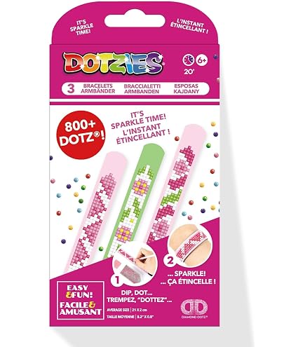 Amazon.com: DIAMOND DOTZ Pretty in Pink Diamond Painting Kit for